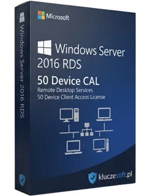 Microsoft Windows Server 2016 RDS 50 CAL Urządzenia