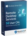 Microsoft Windows Server 2022 RDS 50 CAL Użytkownika – legalna licencja, gwarancja autentyczności