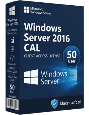 Microsoft Windows Server 2016 50 CAL Użytkownika