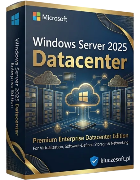 Microsoft Windows Server 2025 Datacenter 5 Użytkowników – legalna licencja, gwarancja autentyczności