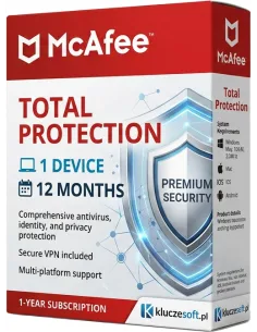 McAfee - klucze licencyjne w KluczeSoft.pl