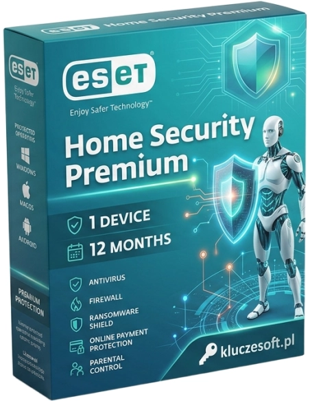 ESET Home Security Premium — 1 Urządzenie, 12 Miesięcy