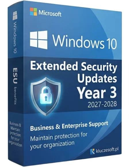 Windows 10 ESU — Rok 3 (2027-2028) – natychmiastowa dostawa email, wsparcie w jęz. polskim