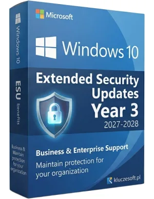Windows 10 ESU — Rok 3 (2027-2028) klucz licencyjny