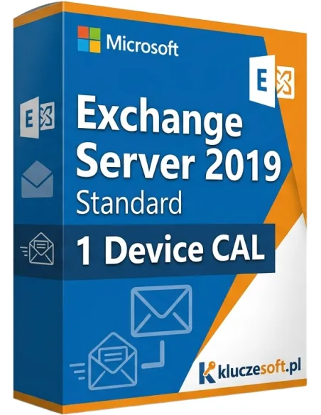 Exchange Server 2019 Standard — 1 CAL Urządzenia – natychmiastowa dostawa email, wsparcie w jęz. polskim