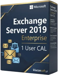 Exchange Server 2019 Enterprise — 1 CAL Użytkownika – natychmiastowa dostawa email, wsparcie w jęz. polskim