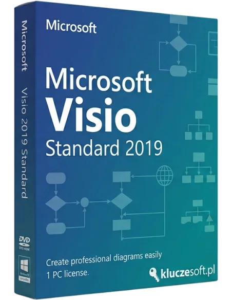Visio 2019 Standard – natychmiastowa dostawa email, wsparcie w jęz. polskim