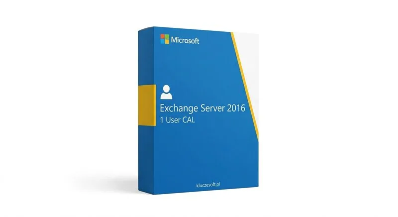 Microsoft Exchange Server 2016 Standard — 1 CAL Użytkownika – oryginalny klucz aktywacyjny | KluczeSoft.pl