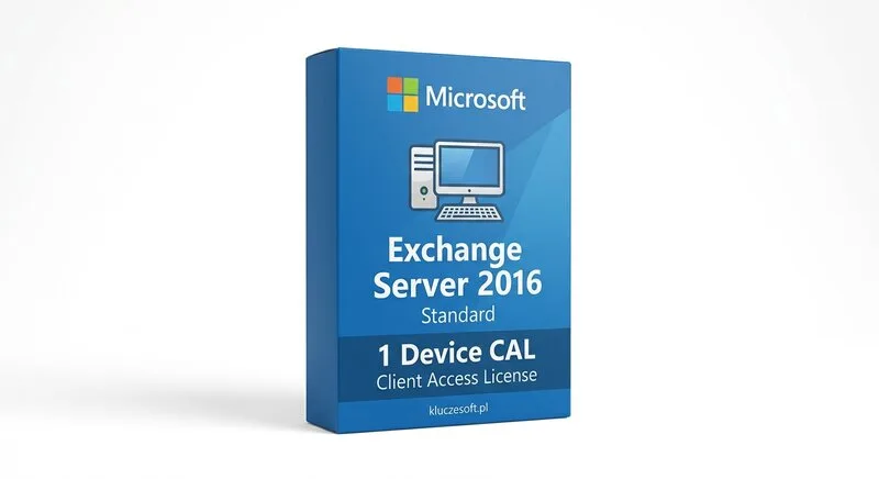 Microsoft Exchange Server 2016 Standard — 1 CAL Urządzenia – oryginalny klucz aktywacyjny | KluczeSoft.pl