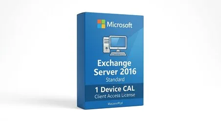 Microsoft Exchange Server 2016 Standard — 1 CAL Urządzenia klucz licencyjny