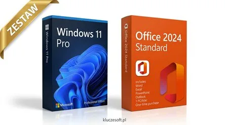 Zestaw Windows 11 Pro + Office 2024 Standard klucz licencyjny