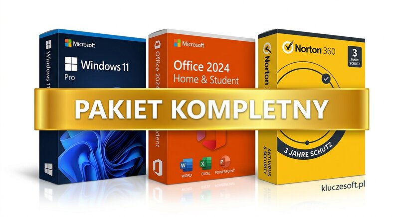 Bundle: Windows 11 Pro + Office 2024 Pro Plus + Norton 360 Deluxe