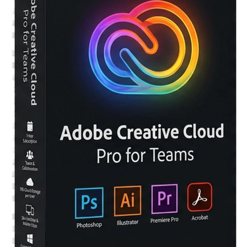 Adobe Creative Cloud Pro for Teams 1 użytkownik / 12 miesięcy
