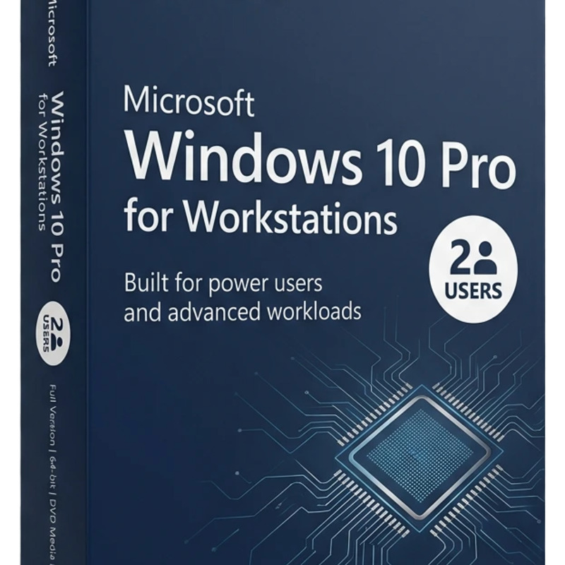 Microsoft Windows 10 Pro for Workstations 2 stanowiska – oryginalny klucz aktywacyjny | KluczeSoft.pl