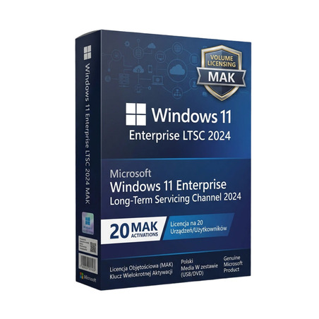 Windows 11 Enterprise LTSC 2024 MAK — 20 użytkowników
