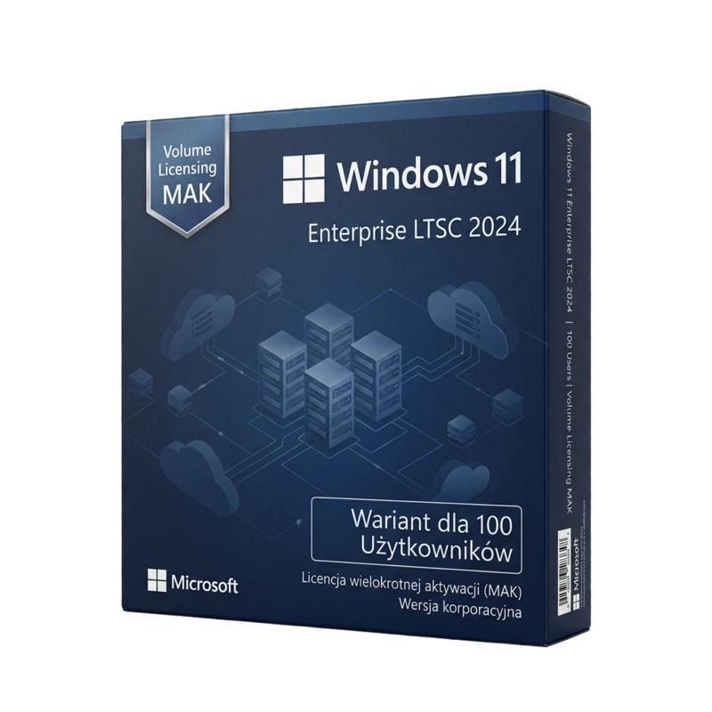 Windows 11 Enterprise LTSC 2024 MAK — 100 użytkowników