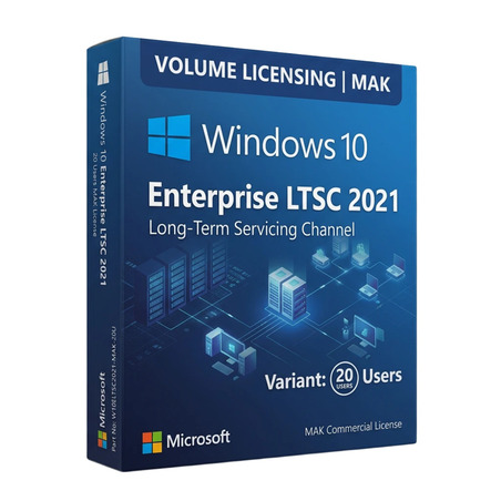 Windows 10 Enterprise LTSC 2021 MAK - 20 uz.