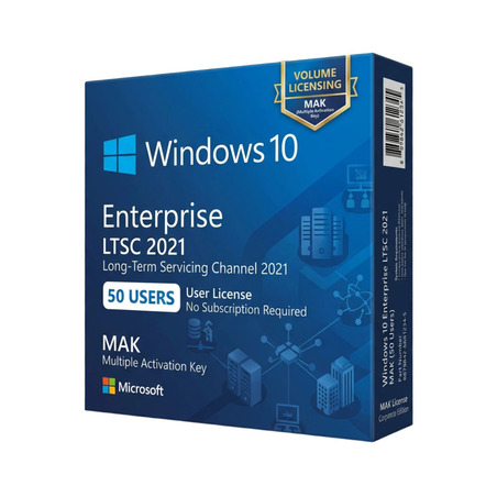 Windows 10 Enterprise LTSC 2021 MAK - 50 uz.