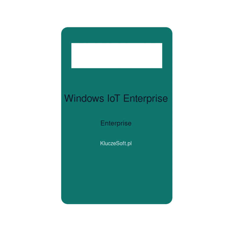 Microsoft Windows IoT Enterprise – oryginalny klucz aktywacyjny | KluczeSoft.pl