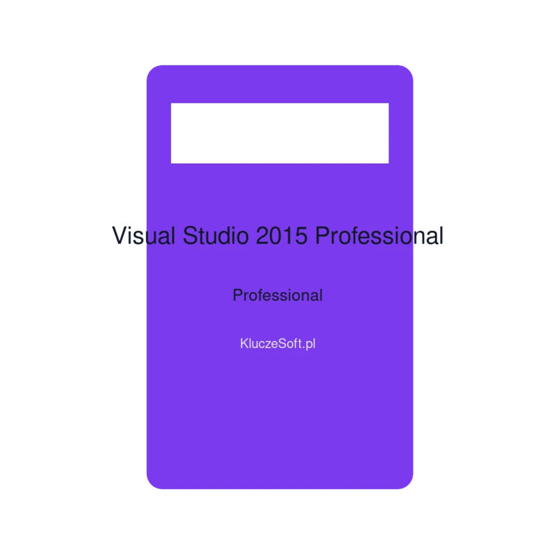 Microsoft Visual Studio 2015 Professional – oryginalny klucz aktywacyjny | KluczeSoft.pl