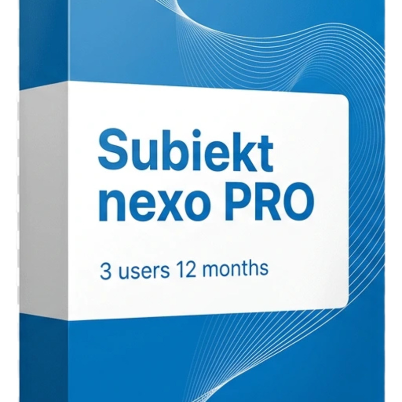 Insert Subiekt nexo PRO — 3 stanowiska, abonament 12 miesięcy