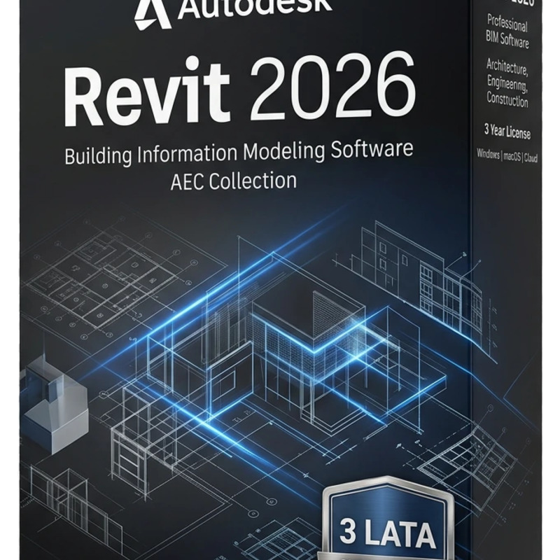 Autodesk Revit 2026 — 3 lata – oryginalny klucz aktywacyjny | KluczeSoft.pl