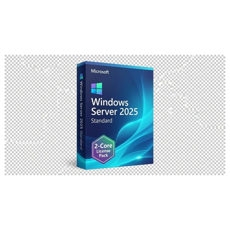 Microsoft Windows Server 2025 Standard (2 Core) – oryginalny klucz aktywacyjny | KluczeSoft.pl