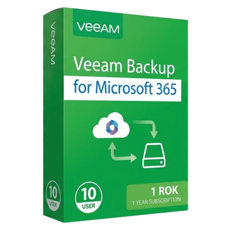 Veeam Backup for Microsoft 365 1 rok (10 user)