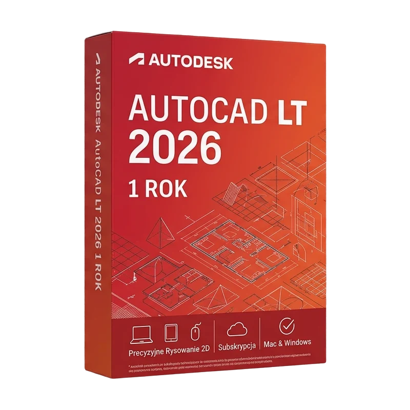 Autodesk AutoCAD LT 2026 1 rok – oryginalny klucz aktywacyjny | KluczeSoft.pl