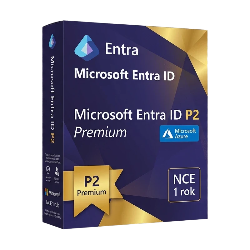 Microsoft Entra ID P2 NCE 1 rok – oryginalny klucz aktywacyjny | KluczeSoft.pl