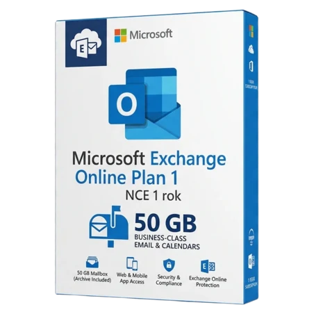 Microsoft Exchange Online Plan 1 NCE 1 rok subskrypcja