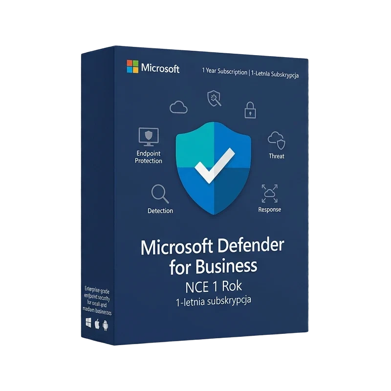 Microsoft Defender for Business NCE 1 rok – oryginalny klucz aktywacyjny | KluczeSoft.pl