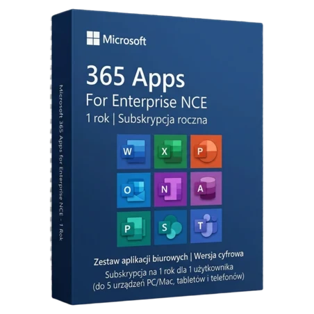 Microsoft 365 Apps for Enterprise NCE 1 rok