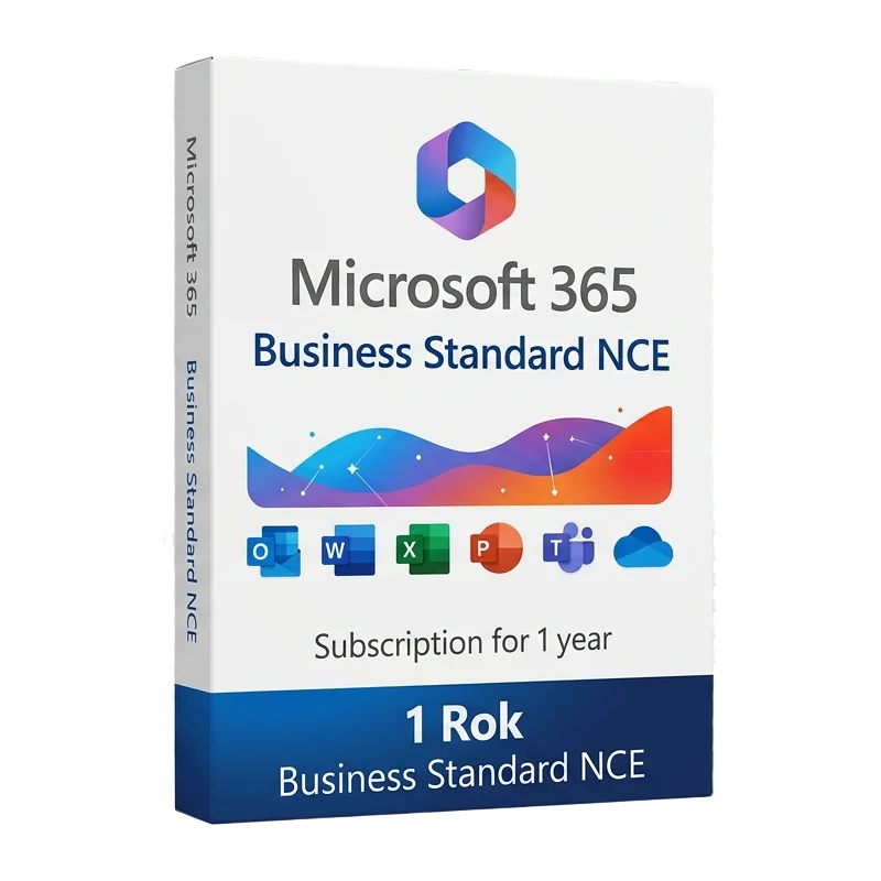Microsoft 365 Business Standard NCE 1 rok – oryginalny klucz aktywacyjny | KluczeSoft.pl