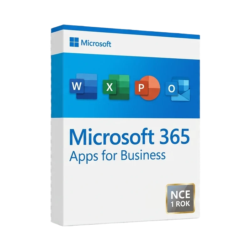 Microsoft 365 Apps for Business NCE 1 rok – oryginalny klucz aktywacyjny | KluczeSoft.pl
