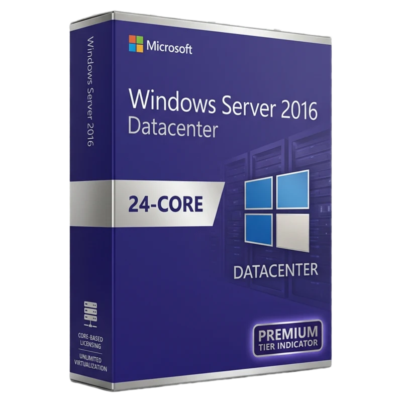 Windows Server 2016 Datacenter 24-Core — klucz aktywacyjny licencja OEM/Retail Polska