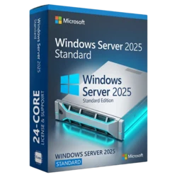 Windows Server 2025 Standard 24-Core — klucz aktywacyjny licencja OEM/Retail Polska