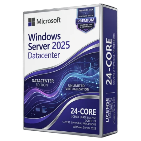Microsoft Windows Server 2025 Datacenter (24 Core)