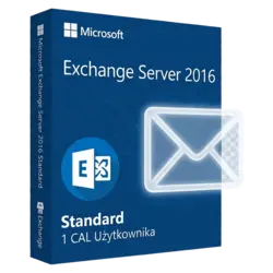 Microsoft Exchange Server 2016 Standard — 1 CAL Użytkownika – natychmiastowa dostawa email, wsparcie w jęz. polskim