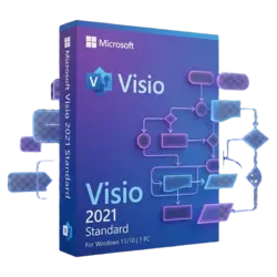 Microsoft Visio 2021 Standard – natychmiastowa dostawa email, wsparcie w jęz. polskim