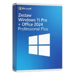 Zestaw Windows 11 Pro + Office 2024 Professional Plus – legalna licencja, gwarancja autentyczności