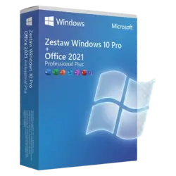 Zestaw Windows 10 Pro + Office 2021 Professional Plus – natychmiastowa dostawa email, wsparcie w jęz. polskim