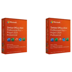 Microsoft Zestaw Office 2024 Professional Plus + Project 2024 Professional – klucz licencyjny z fakturą VAT 23%