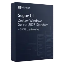 Microsoft Zestaw Windows Server 2025 Standard + 5 CAL Użytkownika – legalna licencja, gwarancja autentyczności