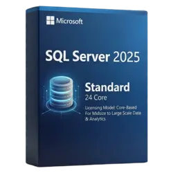 Microsoft SQL Server 2025 Standard 24 Core – legalna licencja, gwarancja autentyczności