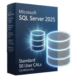 Microsoft SQL Server 2025 Standard 50 CAL Użytkownika – natychmiastowa dostawa email, wsparcie w jęz. polskim