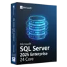 Microsoft SQL Server 2025 Enterprise 24 Core – klucz licencyjny z fakturą VAT 23%