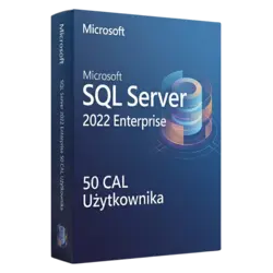 Microsoft SQL Server 2022 Enterprise 50 CAL Użytkownika – legalna licencja, gwarancja autentyczności