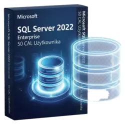 Microsoft SQL Server 2022 Enterprise 50 CAL Użytkownika – natychmiastowa dostawa email, wsparcie w jęz. polskim