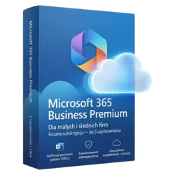 Microsoft 365 Business Premium — 5 użytkowników – natychmiastowa dostawa email, wsparcie w jęz. polskim
